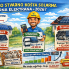 Cijena solarne elektrane 2026 — transparentni cjenik GoodWe, Enphase, SolarEdge