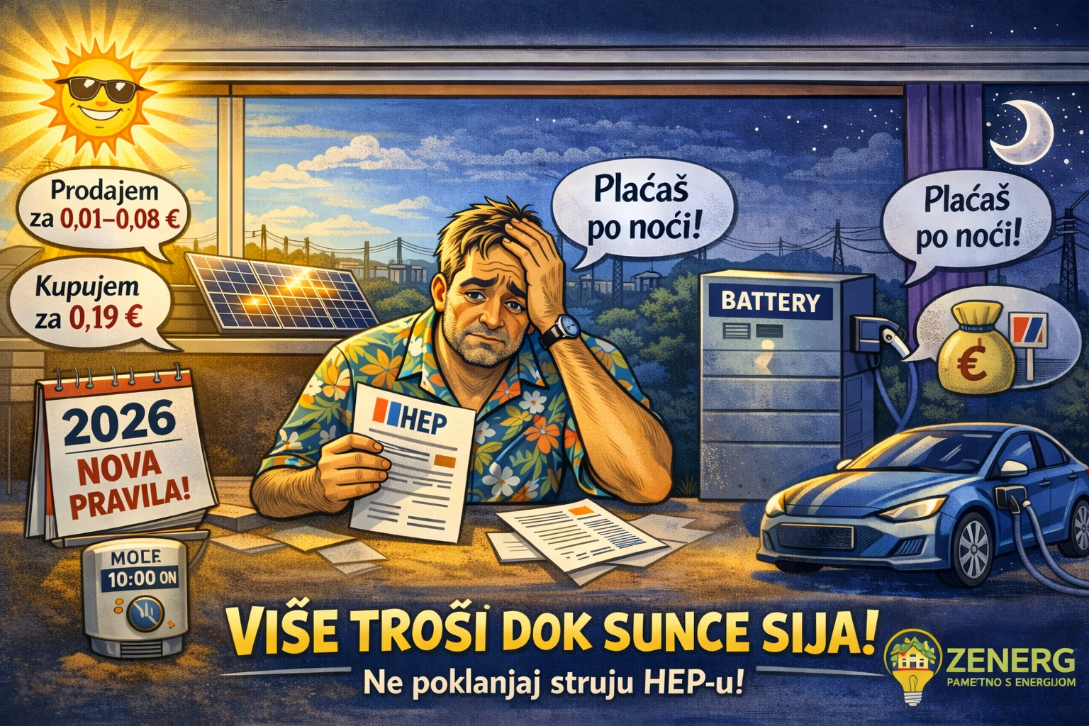 Samopotrošnja solarne elektrane