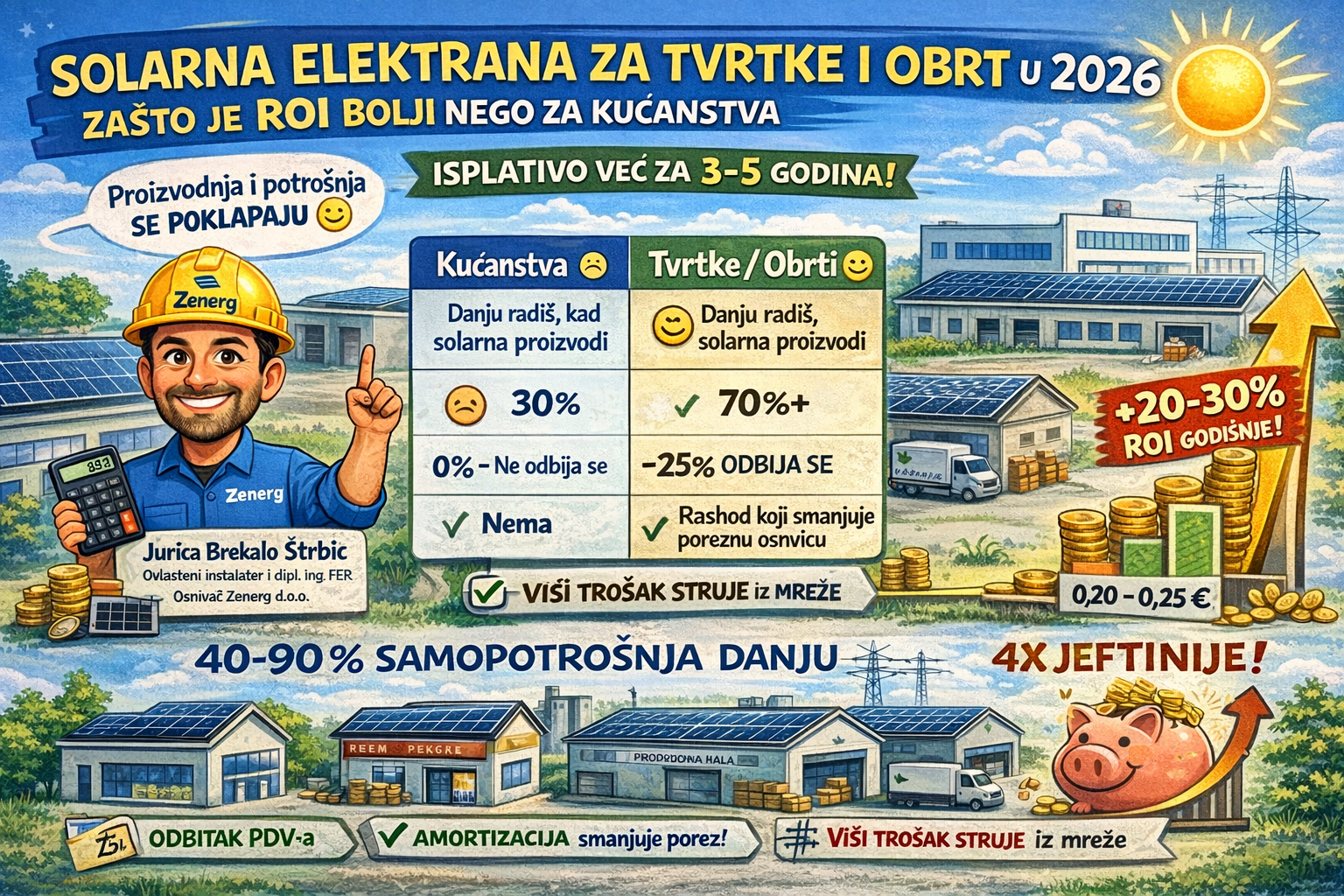 solarna elektrana tvrtke obrt