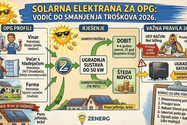 ✅ "Solarna Elektrana za OPG 2026: Vinograd, Voćnjak, Plastenik | Zenerg"