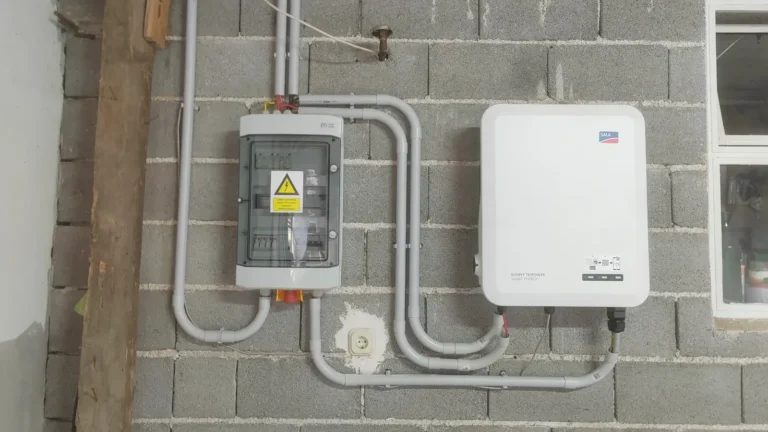 Koji inverter odabrati: GoodWe pretvarač i razvodni ormar na zidu, ugradnja Zenerg
