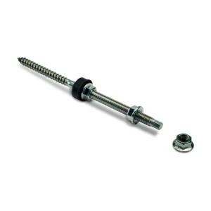 novotegra vijak za drvo M12 250 mm (set) za C-šinu