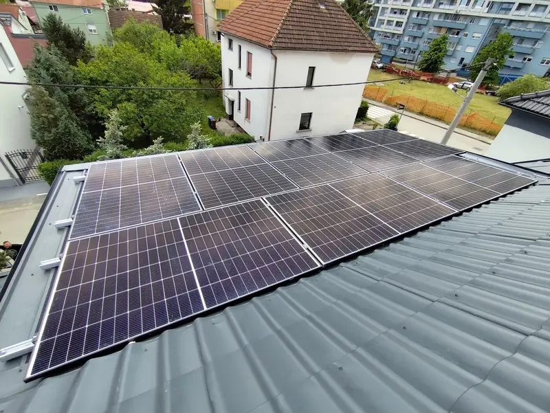 Solarna elektrana, ugradnja Zenerg, travanj 2024.