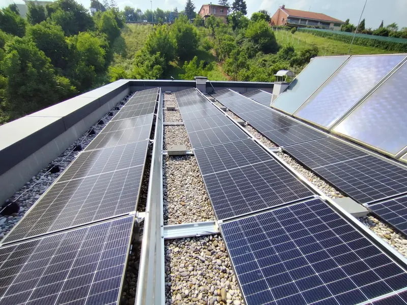 Solarna elektrana, ugradnja Zenerg, srpanj 2024.