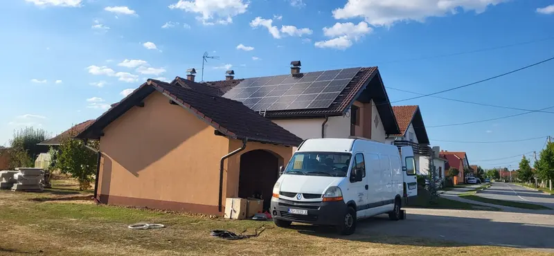 Solarna elektrana, ugradnja Zenerg, rujan 2024.