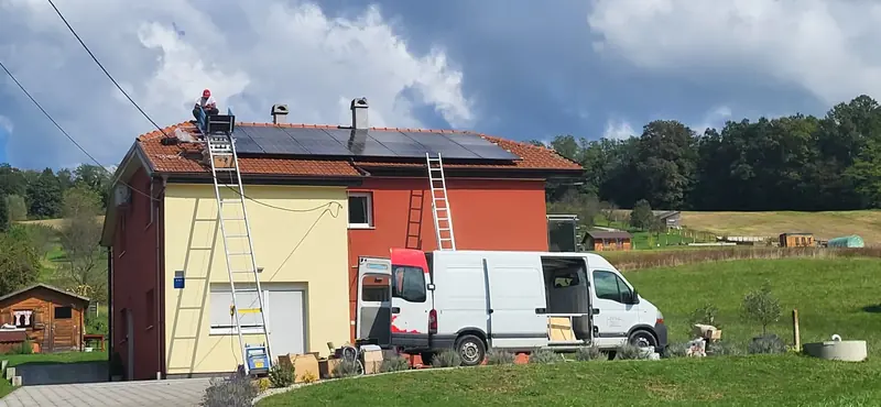 Solarna elektrana, ugradnja Zenerg, rujan 2024.