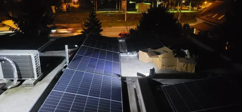 Solarna elektrana, ugradnja Zenerg, prosinac 2024.