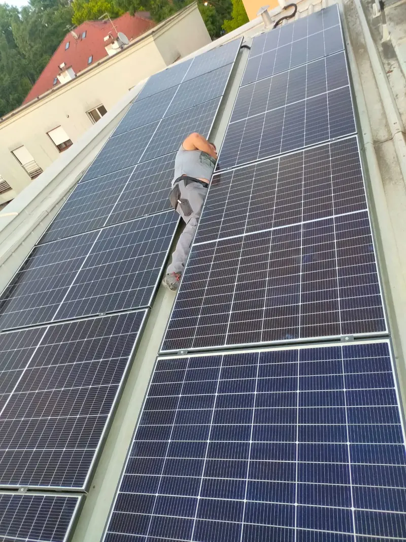 Solarna elektrana, ugradnja Zenerg, svibanj 2024.