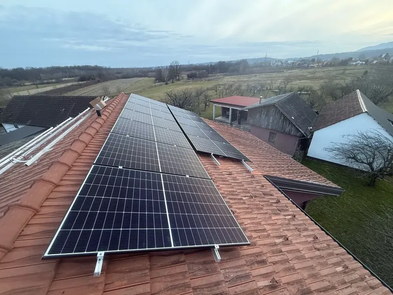 Solarna elektrana, ugradnja Zenerg, veljača 2025.