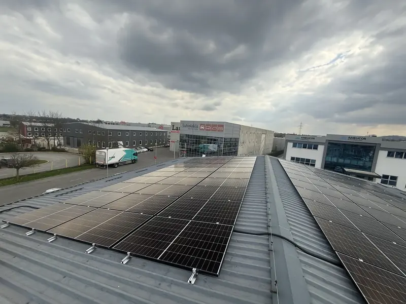 Solarna elektrana, ugradnja Zenerg, travanj 2025.