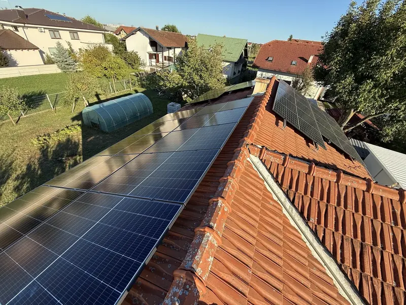 Solarna elektrana, ugradnja Zenerg, rujan 2025.