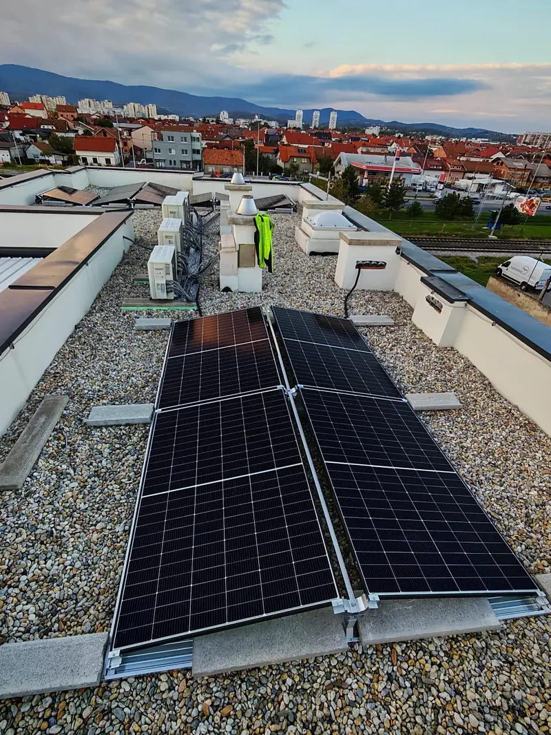 Solarna elektrana, ugradnja Zenerg, rujan 2025.