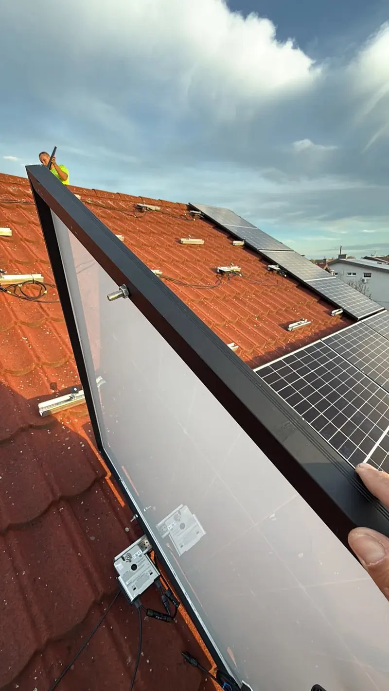 Solarna elektrana, ugradnja Zenerg, listopad 2025.